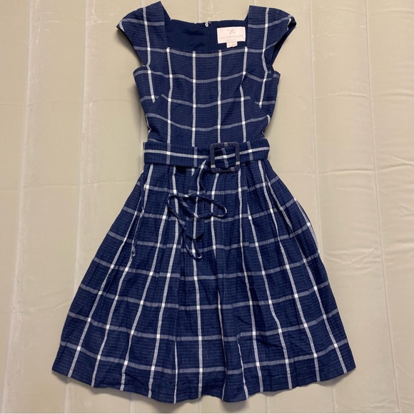 Gal Meets Glam Collection Women’s Karen Dress Size 2 Square Neck A Line Feminine - Picture 2 of 7